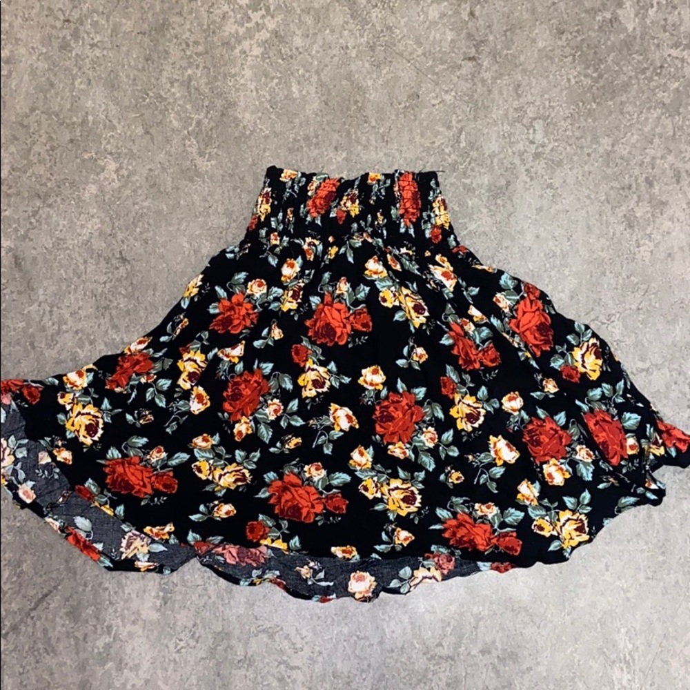 Floral Mini Skirt